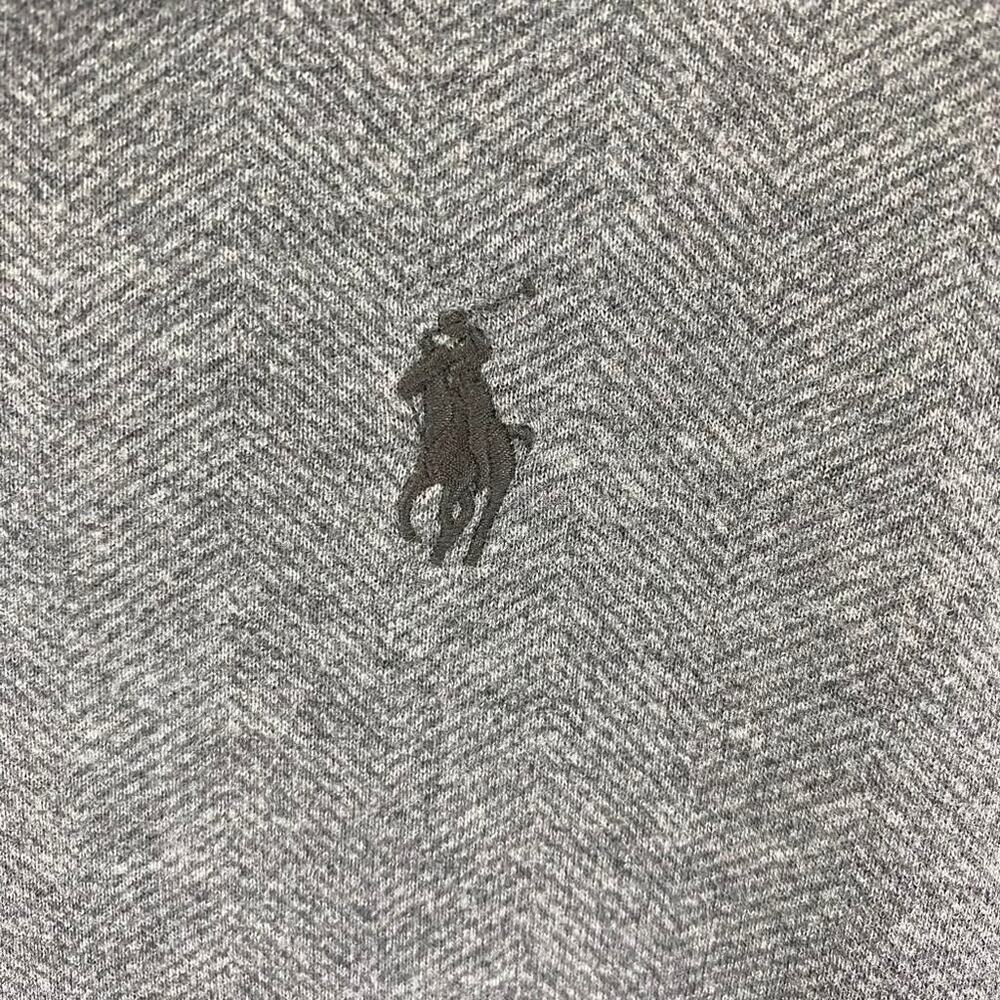 Polo Ralph Lauren Men's Gray Long Sleeve Quarter Zip Pullover Sz M - Picture 5 of 8